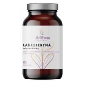 LifeBloom Laktoferyna 150mg suplement diety 60 kapsułek