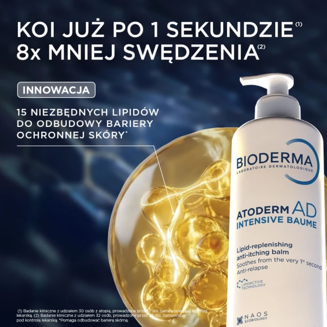 BIODERMA ATODERM AD Intensive Balsam emolientowy do skóry bardzo suchej i skłonnej do atopii - 200ml