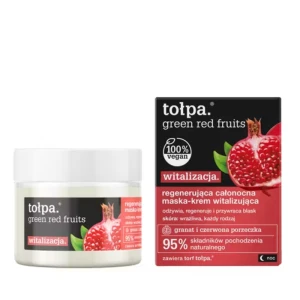 TOŁPA Green Red Fruits Regenerująca całonocna maska-krem 50 ml
