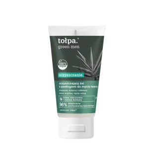 TOŁPA GREEN MEN Oczyszczający żel z peelingiem do mycia twarzy 150 ml