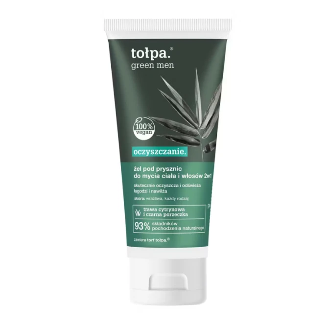TOŁPA GREEN MEN Żel pod prysznic do mycia ciała i włosów 2w1 200 ml