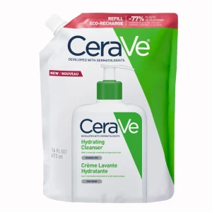 CERAVE Nawilżająca Emulsja Do Mycia Z Ceramidami Skóra Sucha REFILL - 473ml