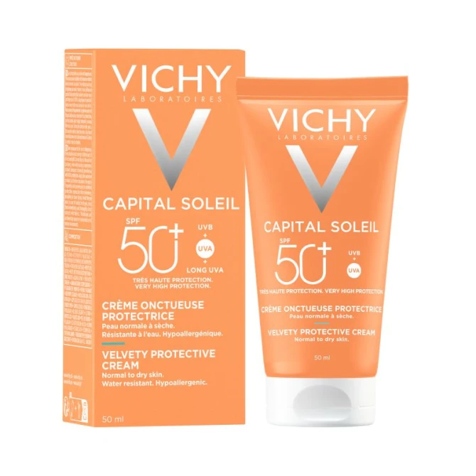 VICHY CAPITAL SOLEIL Ochronny Krem Aksamitny SPF50+ - 50ml