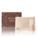 PAESE Zestaw Świąteczny Nude Lip Set - Kremowa konturówka do ust 03 Honey Mood 0,6g + Błyszczyk do ust 14 Caramel Mousse 4,5ml