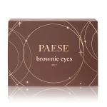 PAESE Zestaw Świąteczny BROWNIE EYES SET Selfglow paleta cieni Nude 12,5g + Kredka do oczu Eyegasm Kajal Brown 0,35g