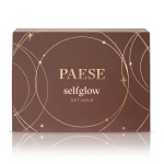 PAESE Zestaw Świąteczny SELFGLOW SET COLD Kremowy bronzer z matowym efektem 02 Velvet Sand 8g + Kremowy róż z matowym efektem 03 Rose Veil 8g + Gąbka do makijażu 1 szt.