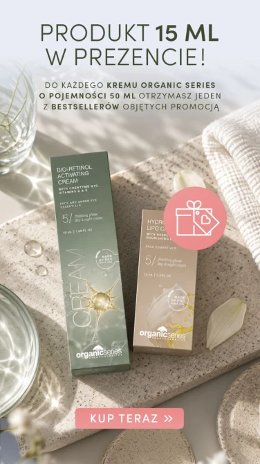 ORGANIC SERIES PROMOCJA Krem 50 ml+ 15 ml gratis