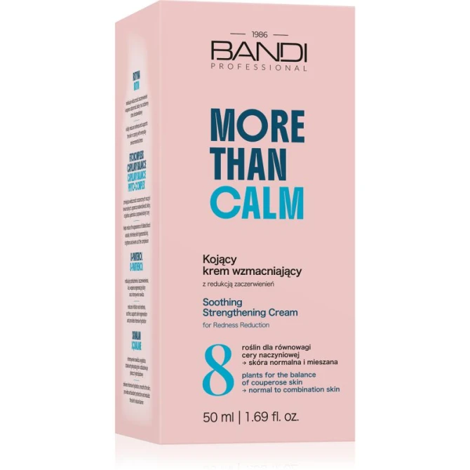BANDI PROFESSIONAL More than Calm Kojący krem wzmacniający z redukcją zaczerwienień 50 ml
