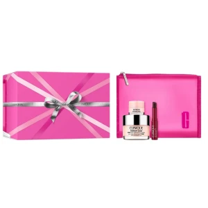 Clinique Hydration + Honey zestaw krem intensywnie nawilżający 50ml + krem pod oczy 5ml + pomadka do ust 1.2g + kosmetyczka