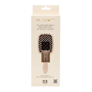 SUNEWMED+ Szczotka aktywująca efekt Silk & Glow na mokrych włosach 1 szt.