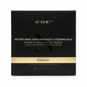 SUNEWMED+ ESSENCE+ Maska w płachcie do twarzy z peptydami i śluzem ślimaka 4szt. 4x28 g 