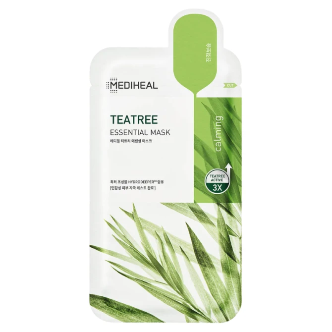 MEDIHEAL TEATREE ESSENTIAL MASK Kojąca maska w płachcie 24 ml