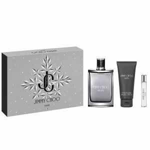 Jimmy Choo Man zestaw woda toaletowa spray 100ml + żel pod prysznic 100ml + woda toaletowa spray 7.5ml