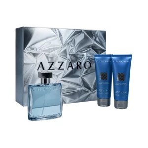 Azzaro Chrome zestaw woda toaletowa spray 100ml + żel pod prysznic 2x75ml