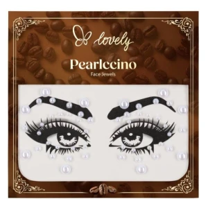 Lovely Pearlccino Face Jewels samoprzylepne perełki na twarz