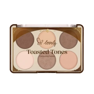 Lovely Toasted Tones Contouring Palette paleta do konturowania twarzy 10g