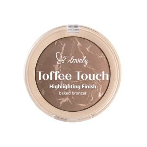 Lovely Toffee Touch Highlighting Finish Baked Powder wypiekany bronzer do twarzy i ciała 02 9g