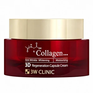 3W Clinic Collagen 3D Regeneration Capsule Cream kapsułkowy krem wygładzający do twarzy 55g