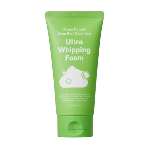 Sungboon Editor Green Tomato Deep Pore Cleansing Ultra Whipping Foam pianka do mycia twarzy oczyszczająca pory 120g