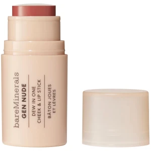 bareMinerals Gen Nude Dew in One Cheek &amp; Lip Stick kremowy sztyft do policzków i ust Brick It On 4.5g