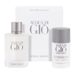 Giorgio Armani Acqua di Gio Pour Homme zestaw woda toaletowa spray 100ml + dezodorant sztyft 75g