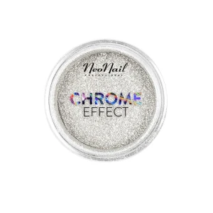 NeoNail Chrome Effect pyłek do paznokci Silver 2g