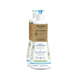 MUSTELA Zestaw 2 x DELIKATNY ŻEL DO MYCIA 500ml