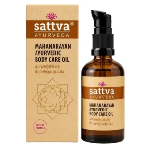 Sattva Body Care Oil ajurwedyjski olejek do pielęgnacji i masażu ciała Mahanarayan 100ml