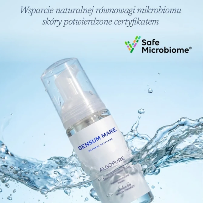 SENSUM MARE ALGOPURE Mikroprebiotyczna pianka do mycia twarzy wspierająca mikrobiom skóry 60 ml