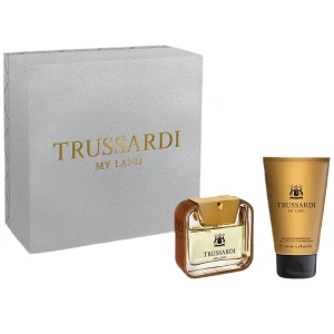 Trussardi My Land zestaw woda toaletowa spray 50ml + żel pod prysznic 100ml