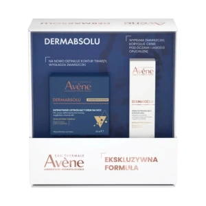 AVENE Zestaw DermAbsolu Intensywnie modelujący krem na noc 40ml + krem wypełniający kontur oka 15ml