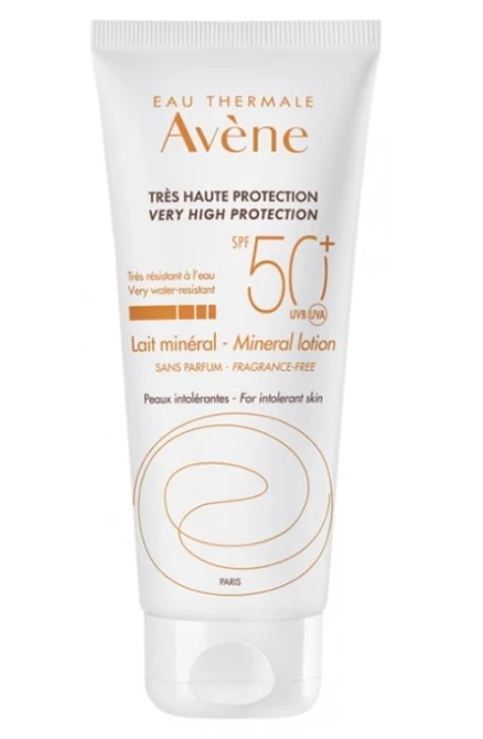 AVÈNE Mleczko mineralne SPF 50+ bardzo wysoka ochrona przeciwsłoneczna - 100 ml