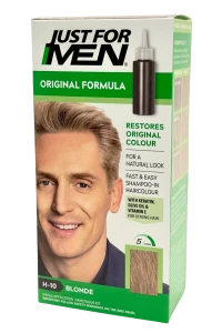 JUST FOR MEN Szampon Koloryzujący - Piaskowy Blond (H-10)
