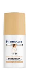 PHARMACERIS F COVERAGE-CORRECTION Fluid Intensywnie Kryjący 02 SAND SPF 20 - 30 ml