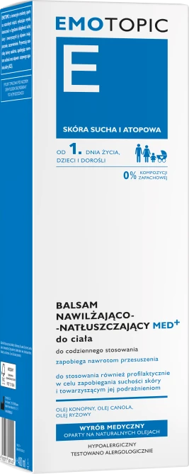 EMOTOPIC Balsam Nawilżająco-Natłuszczający Do Ciała- 400 ml
