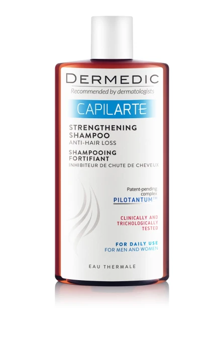 DERMEDIC CAPILARTE szampon wzmacniający  hamujący wypadanie włosów 300 ml.jpg