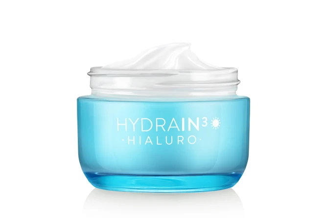DERMEDIC HYDRAIN 3 HIALURO krem dogłębnie nawilżający 50 ml, słoik otwarty.jpg