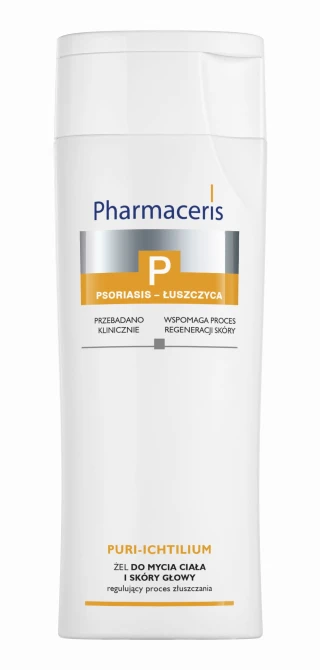 PHARMACERIS P PURI-ICHTILIUM Żel Do Mycia Ciała i Skóry Głowy Regulujący Proces Złuszczania - 250 ml