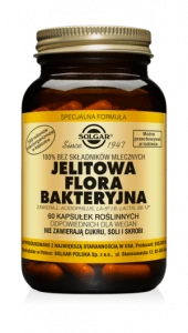 SOLGAR Jelitowa Flora Bakteryjna Formuła Probiotyczna - 60 Kapsułek