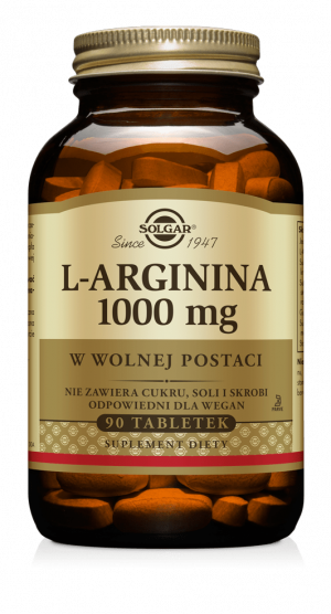 SOLGAR L-Arginina 1000 mg - 90 Tabletek