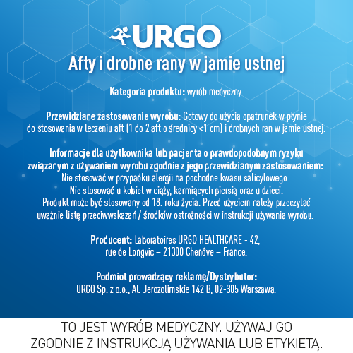 URGO Płyn Na Afty