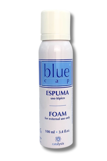 BLUE CAP Pianka Zmniejsza i Eliminuje Złuszczanie Się Naskórka - 100 ml.png