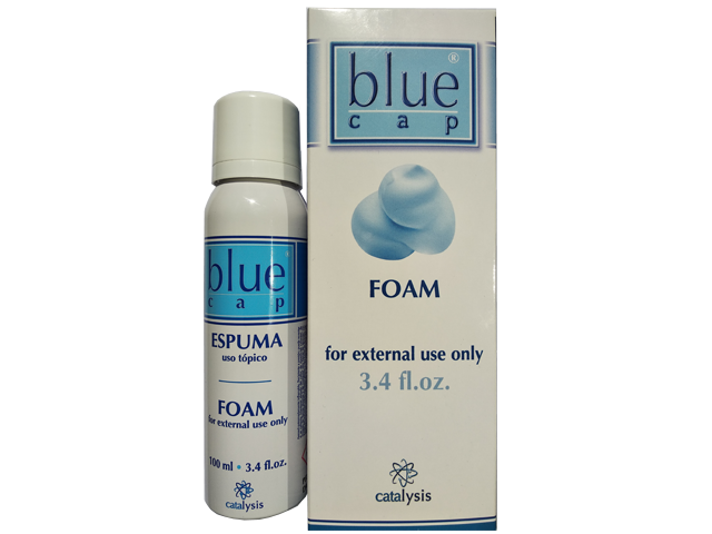BLUE CAP Pianka Zmniejsza i Eliminuje Złuszczanie Się Naskórka - 100 ml