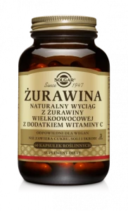 SOLGAR Żurawina Wielkoowocowa - 60 Kapsułek