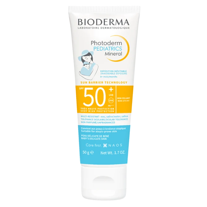 BIODERMA Photoderm Pediatrics Fluid Mineralny Dla Dzieci Do Skóry Wrażliwej i Alergicznej SPF50 - 50ml