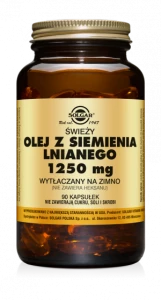 SOLGAR Olej Z Siemienia Lnianego - 90 Kapsułek