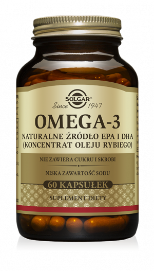 SOLGAR Omega 3 Naturalne Źródło EPA i DHA - 60 Kapsułek