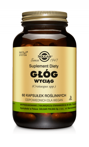 SOLGAR Głóg Wyciąg Wspomaga Funkcje Serca - 60 Kapsułek