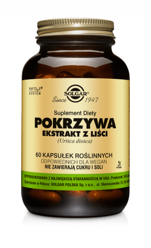 SOLGAR Pokrzywa - 60 Kapsułek