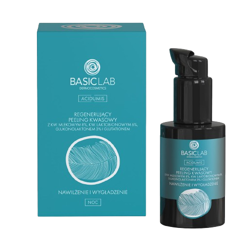 BasicLab ACIDUMIS REGENERUJĄCY PEELING KWASOWY NAWILŻENIE I WYGŁADZENIE 30 ml